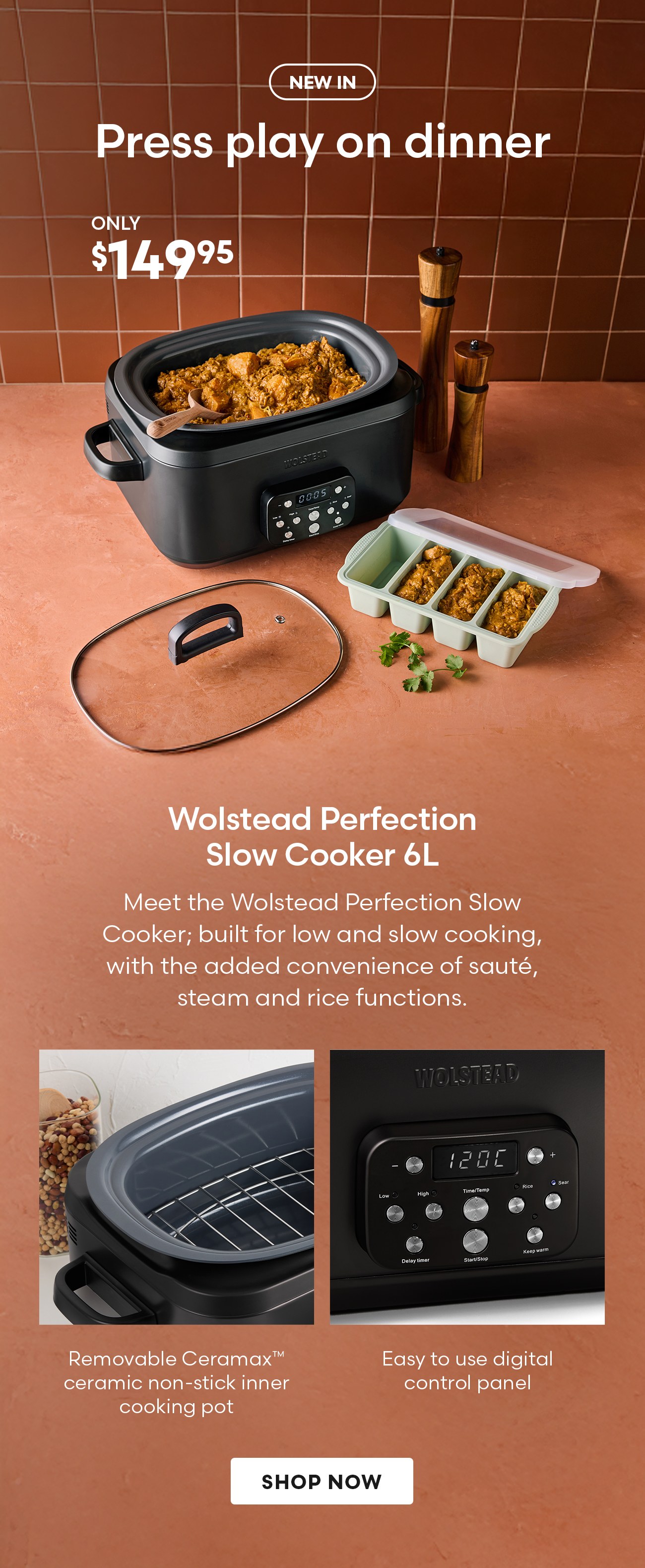 Wolstead Perfection Slow Cooker 6L