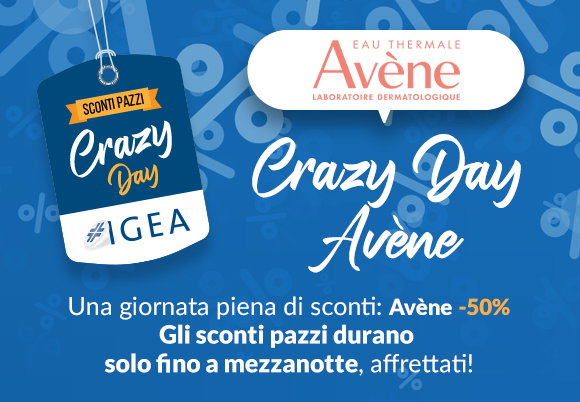 Crazy Day Avène: 24H tutto il brand con sconto del 50%!