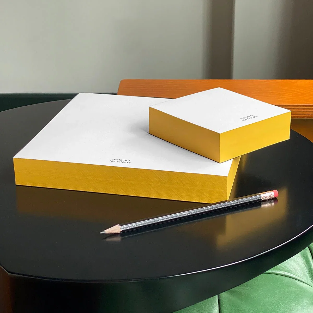 Image of Color-edged Pads: Matte Yellow, 3 sizes