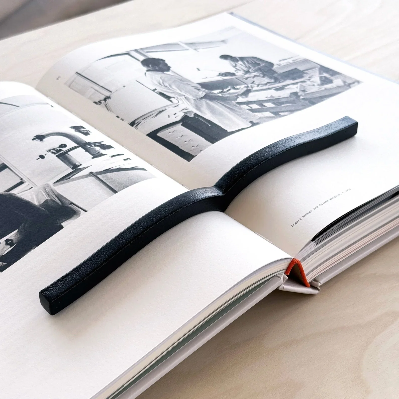 Image of Japanese Cast Iron Book Weight: Black