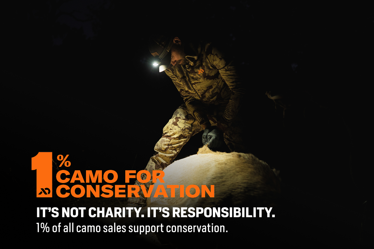 1% of all camo sales support conservation