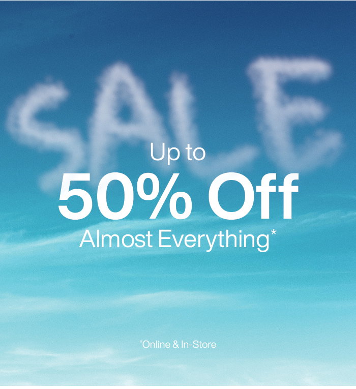 Up to 50% Off Almost Everything