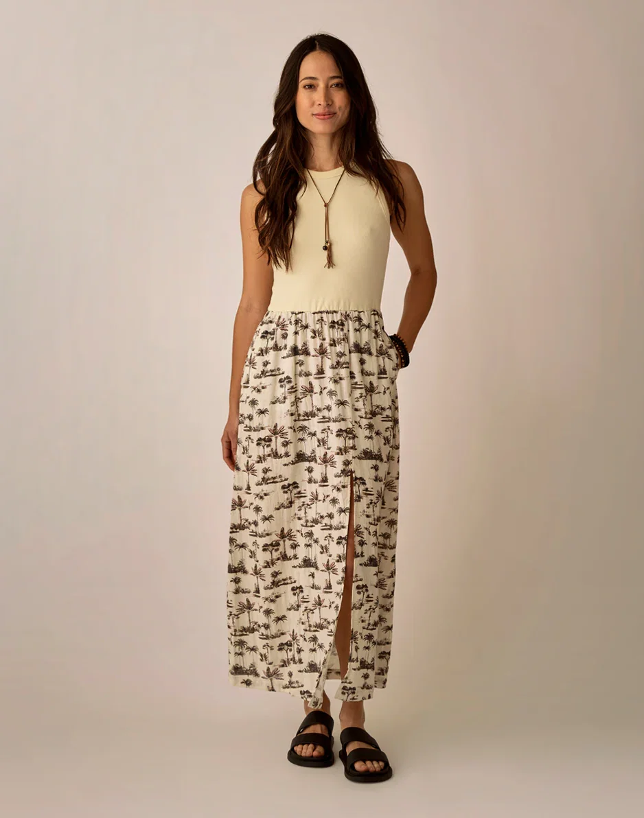 Image of Lark Linen Dress: Toile