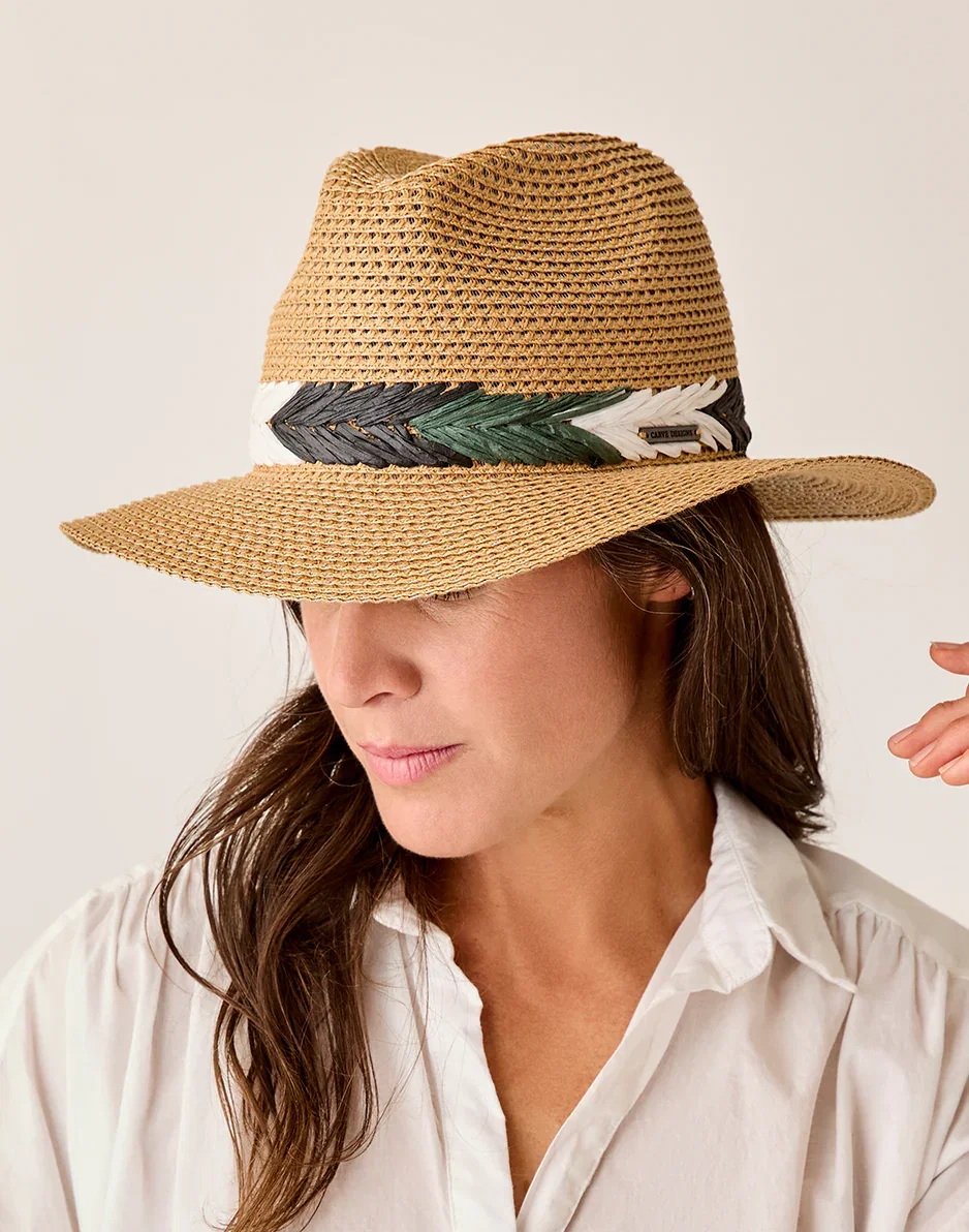 Image of Farrah Packable Hat: Dark Honey