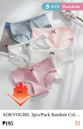 AOKVOGIRL 3pcs/Pack Random Color...