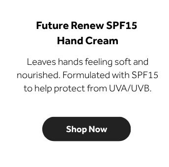 Leaves hands feeling soft and nourished. Formulated with SPF15 to help protect from UVA/UVB.