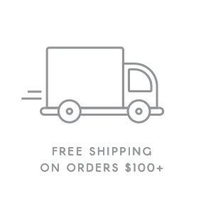 Free shipping on orders $100 & above