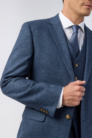Ted Baker Navy Smart Jersey Blazer