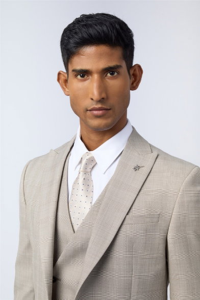 Ted baker navy chalk stripe