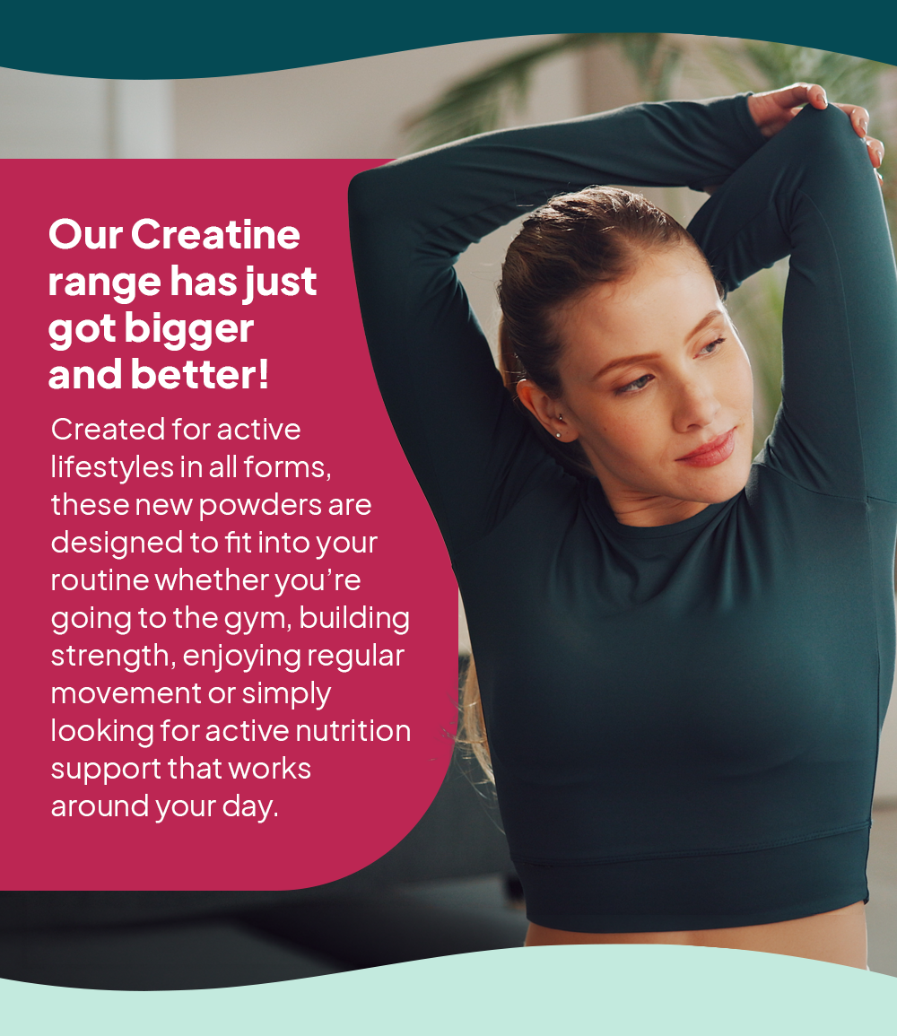 Created for active lifestyles in all forms, these new powders are designed to fit into your routine whether you’re going to the gym, building strength, enjoying regular movement or simply looking for active nutrition support that works around your day