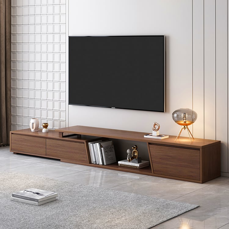 Fero 71"-110" Extendable TV Stand with 3 Drawers Fero 71"-110" Extendable TV Stand with 3 Drawers