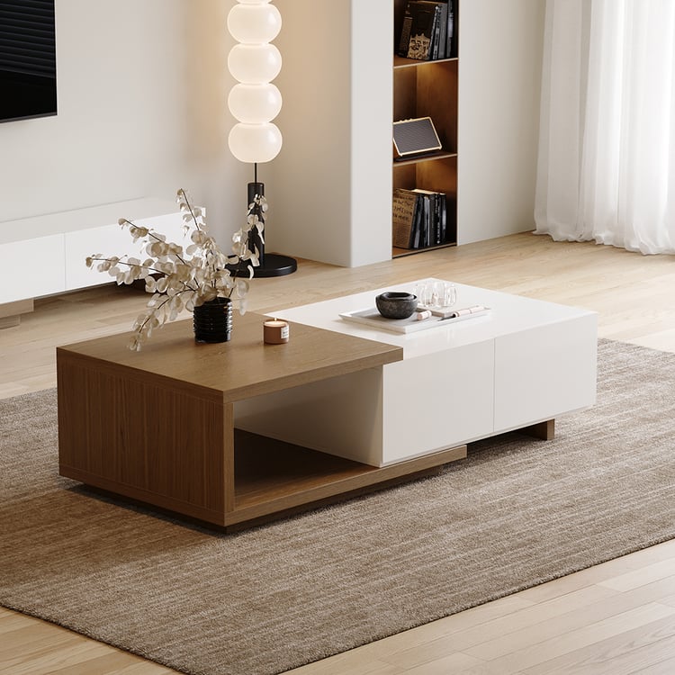 Quoint 47"-69" Extendable Coffee Table with 2 Drawers Quoint 47"-69" Extendable Coffee Table with 2 Drawers