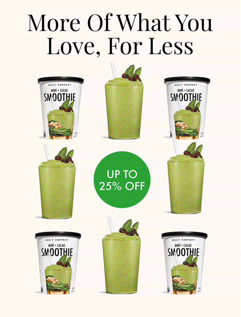 More Of What You Love, For Less