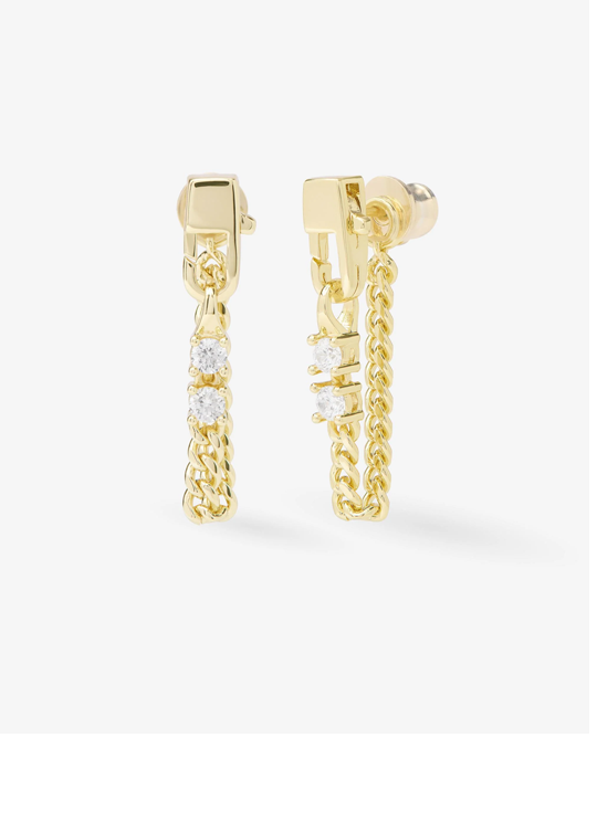 Julian Loves Diamonds 3mm Soft Hoops