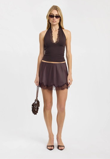 Palermo Lace Mini Skirt