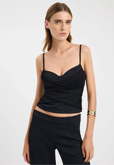 Oyster Mesh Bra Top