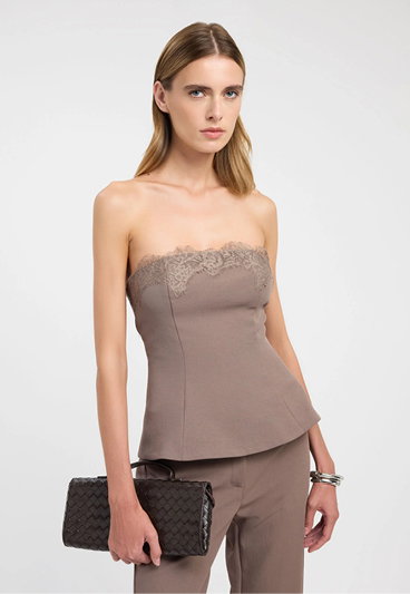 Ariel Strapless Lace Top