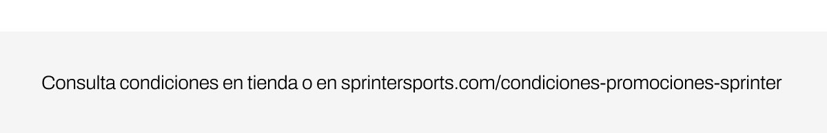 Condiciones Sprinter