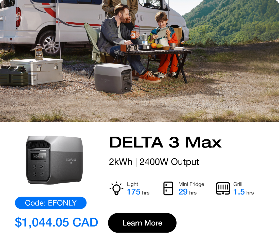 DELTA 3 Max 2kWh | 2400W Output