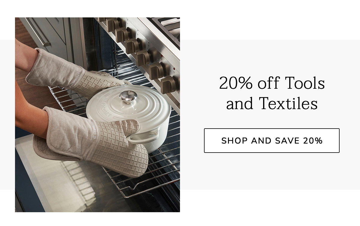 20% Off Tools and Textiles