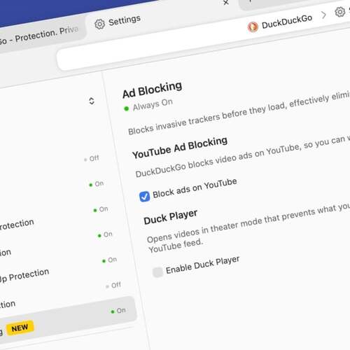 DuckDuckGo's Browser to Block YouTube Ads by Default