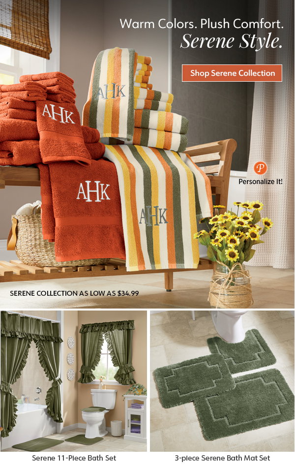 Warm Colors. Plush Comfort. Serene Style.