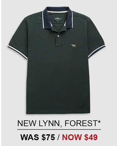 Shop New Lynn Sports Fit Polo, Forest online and instore at Rodd & Gunn