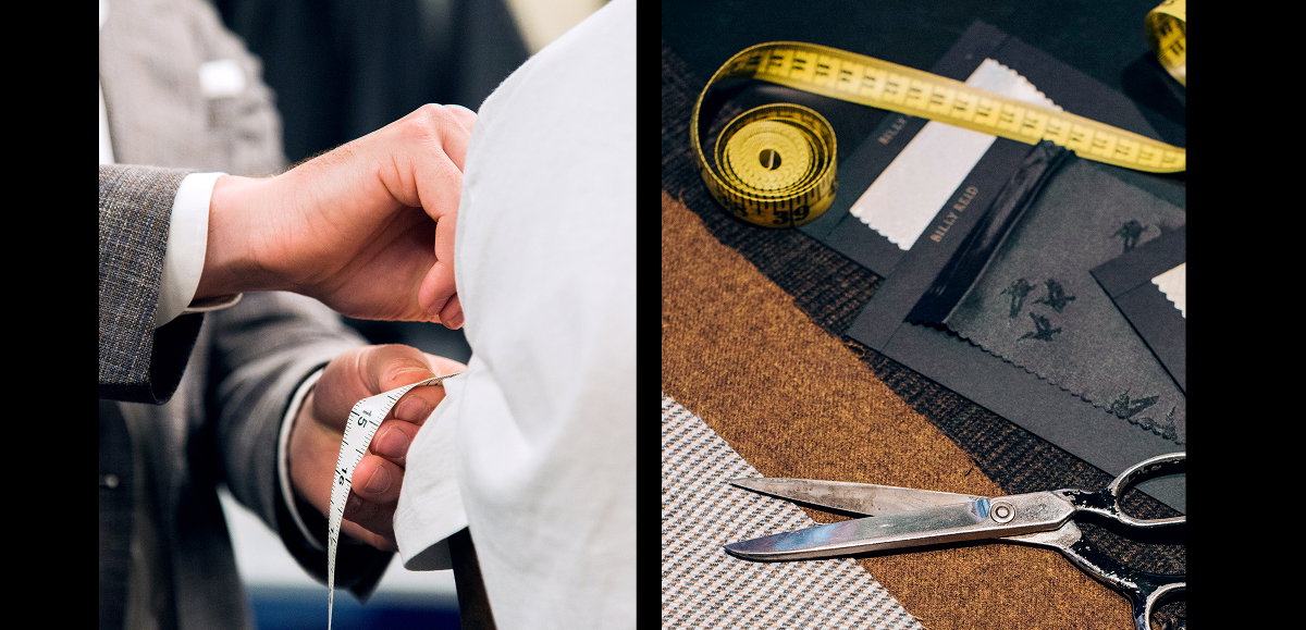 Images of the custom design process.