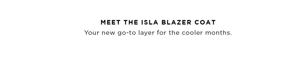THE ISLA COAT