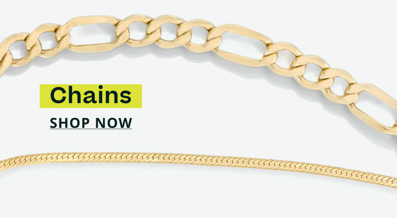 Gold chain with elongated oval links & dainty snake chain. Chains. Click here to shop now