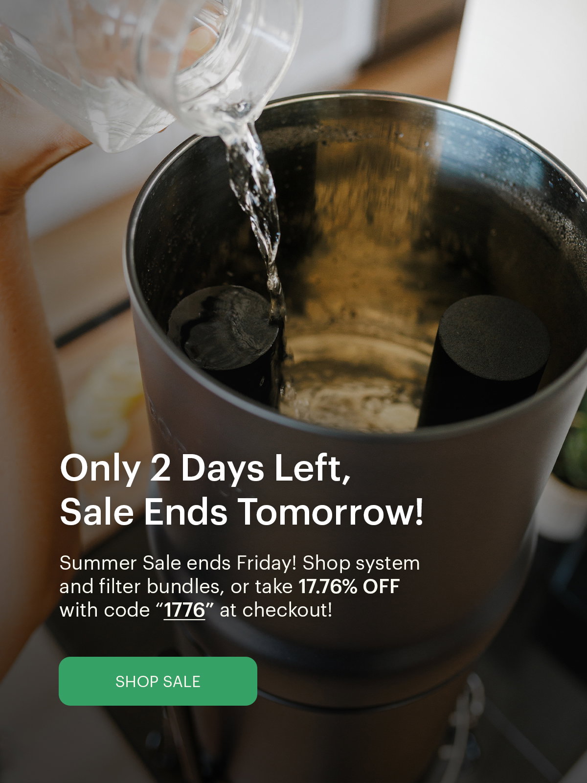 Only 2 Days Left, Sale Ends Tomorrow!