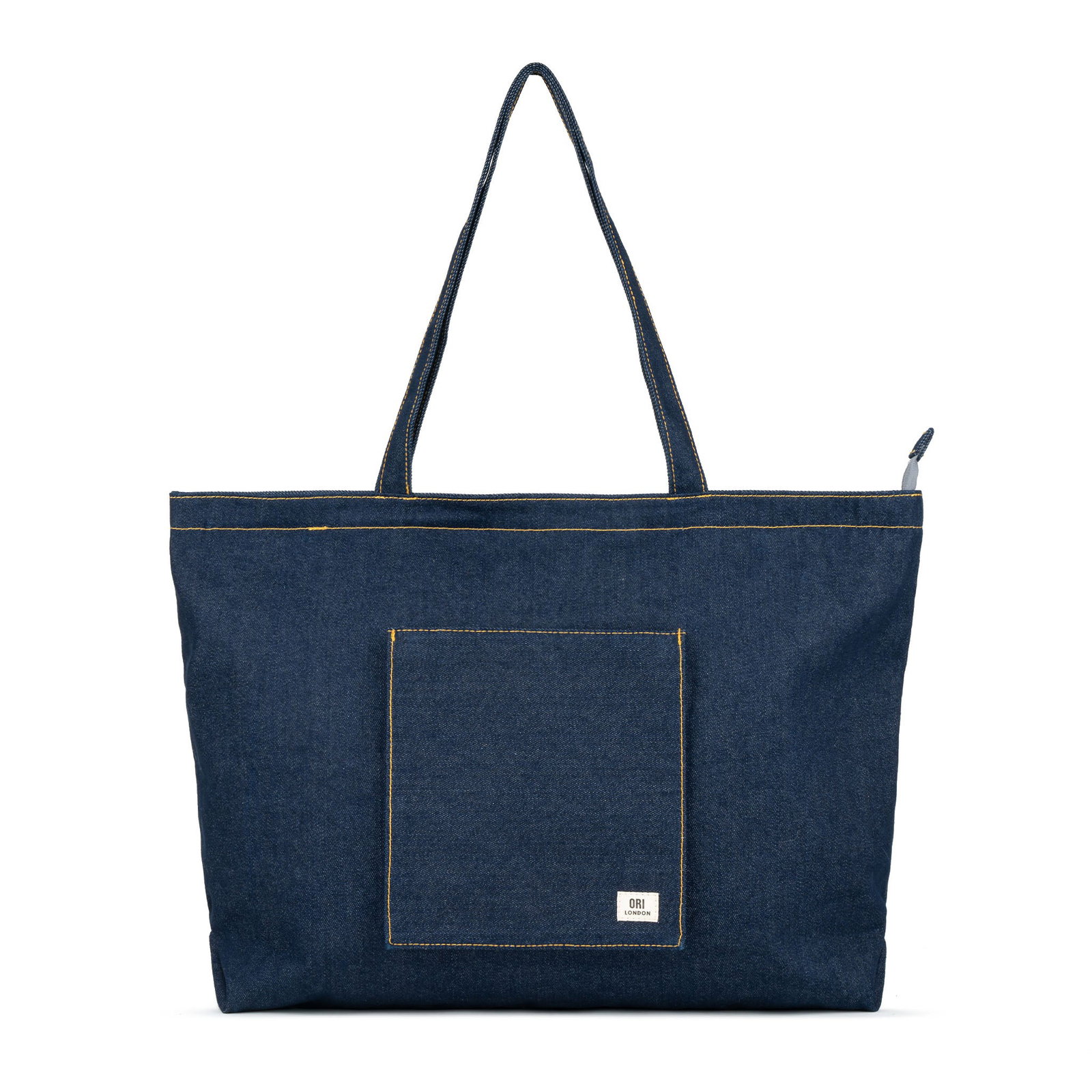 Image of Portobello Tote Bag in Dark Wash Denim