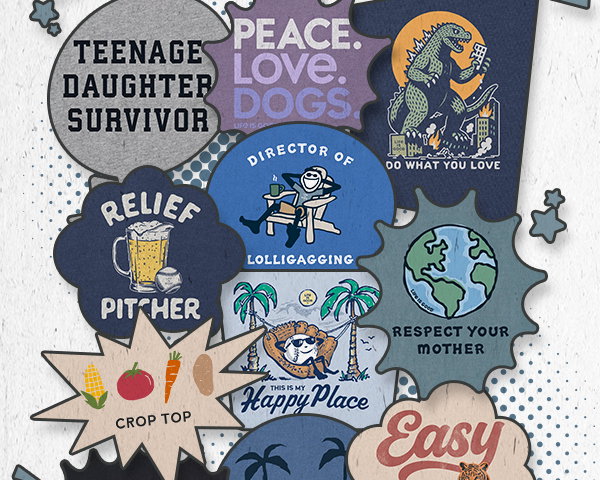 Humor tees.