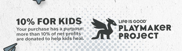 Your purchase helps kids in need. More than 10% of net profits are donated to help kids heal.