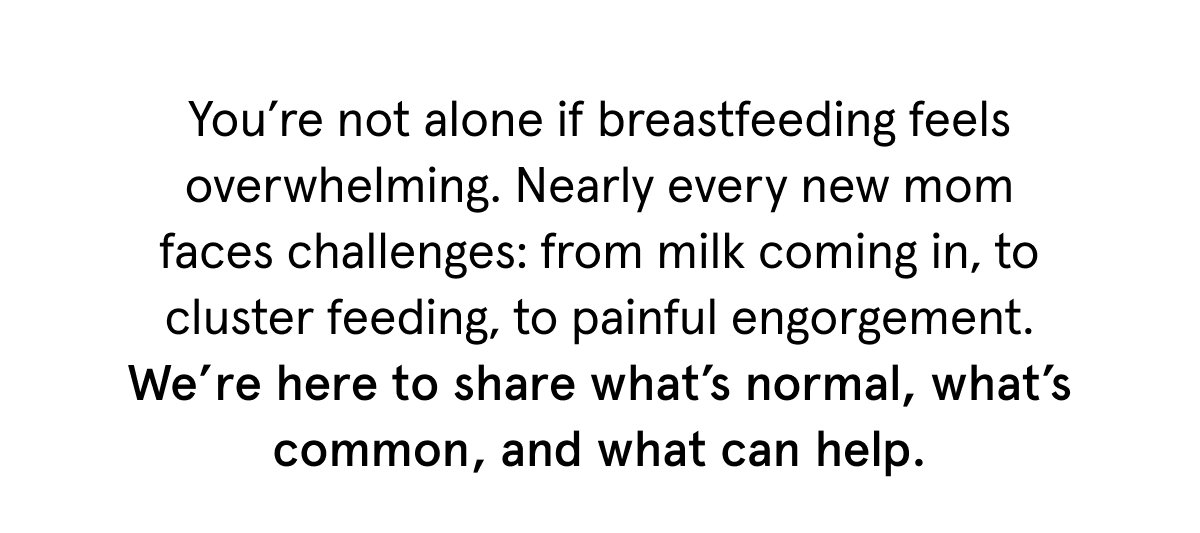 You're not alone if breastfeeding feels overwhelming
