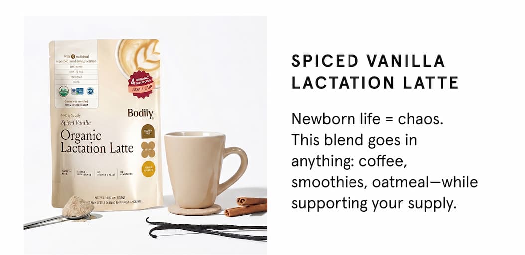 Spiced Vanilla Lactation Latte