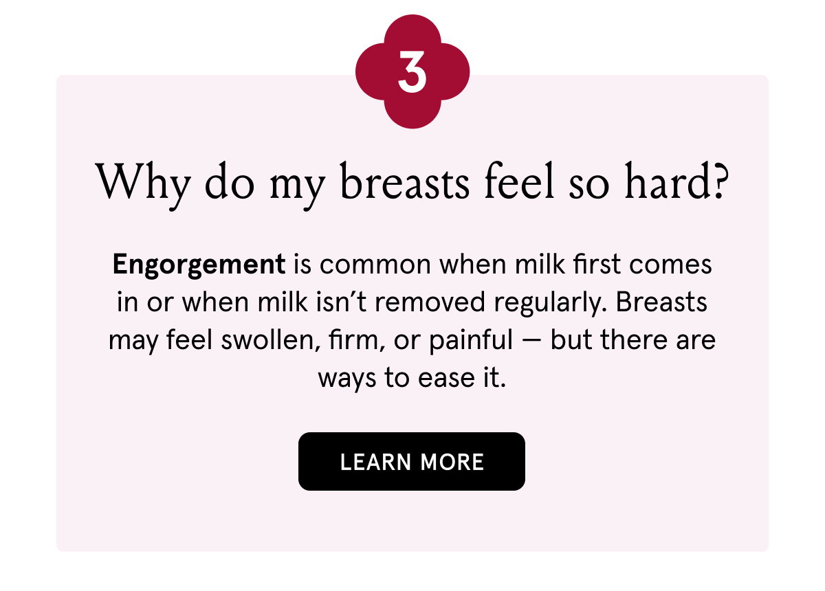 Why do my breasts feel so hard?