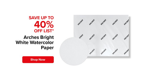 Arches Bright White Watercolor Paper