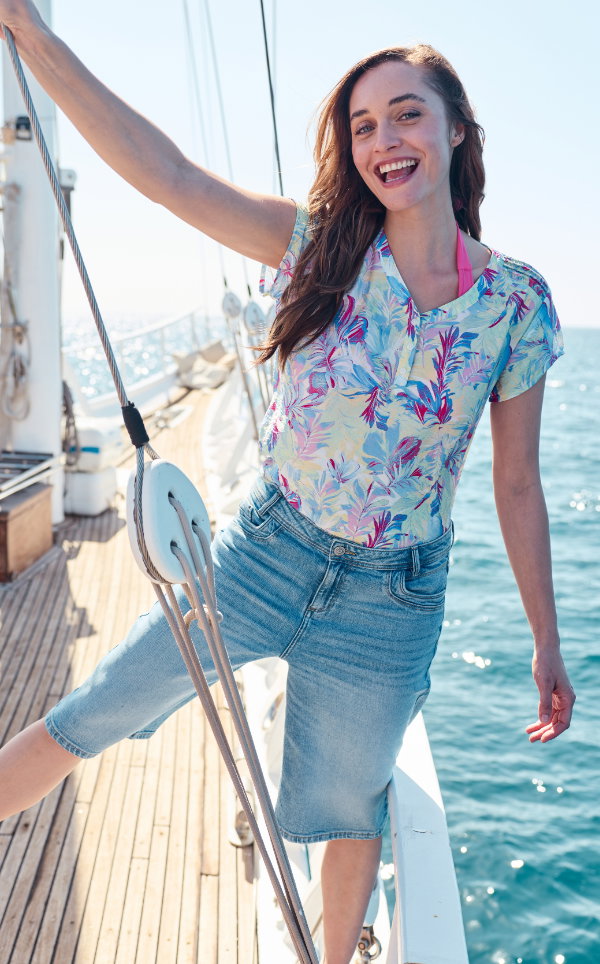 Must Have: Bequeme Bermuda-Jeans