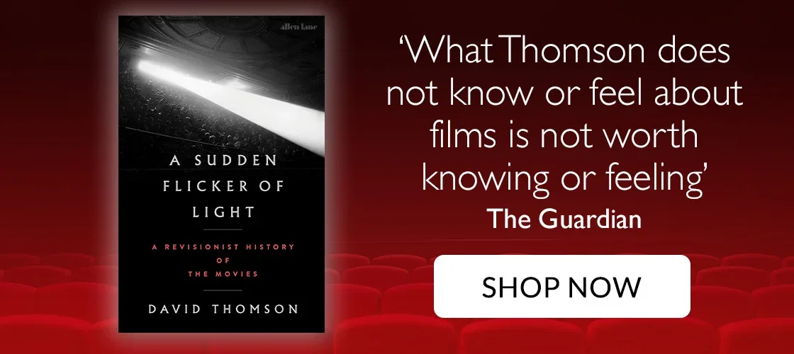 A Sudden Flicker of Light by David Thomson | 'What Thomson does not know or feel about films is not worth knowing or feeling' - The Guardian | SHOP NOW