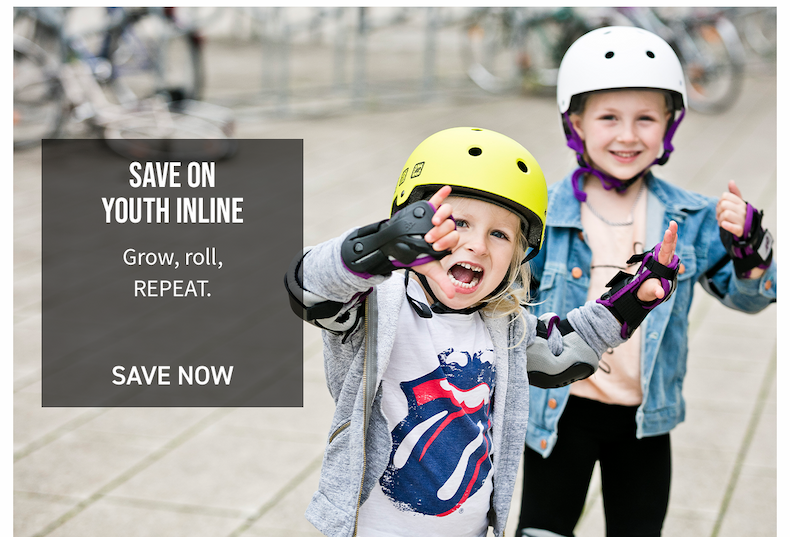SAVE ON YOUTH INLINE SKATES