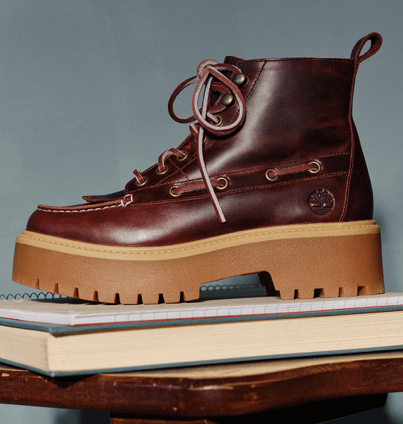 Women’s Stone Street Platform Kiltie Boot