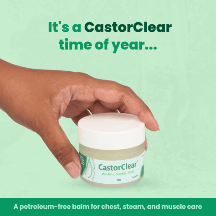 CastorClear winter wellness balm