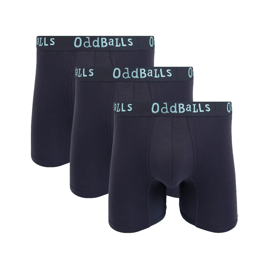 Image of Midnight Bundle - Mens Bamboo Boxer Shorts 3 Pack Bundle