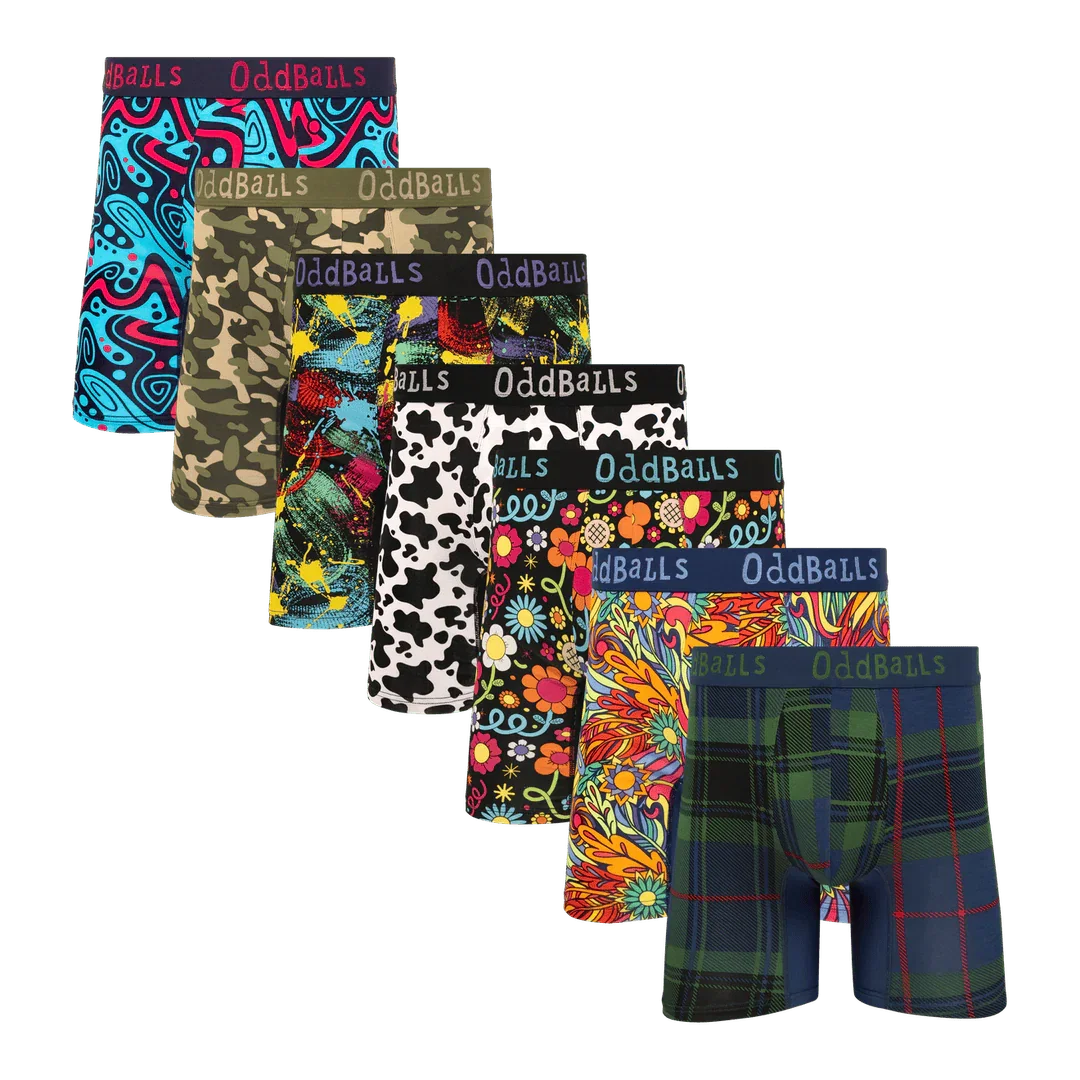 Image of Brighter Days Bundle - Mens Bamboo Boxer Shorts 7 Pack