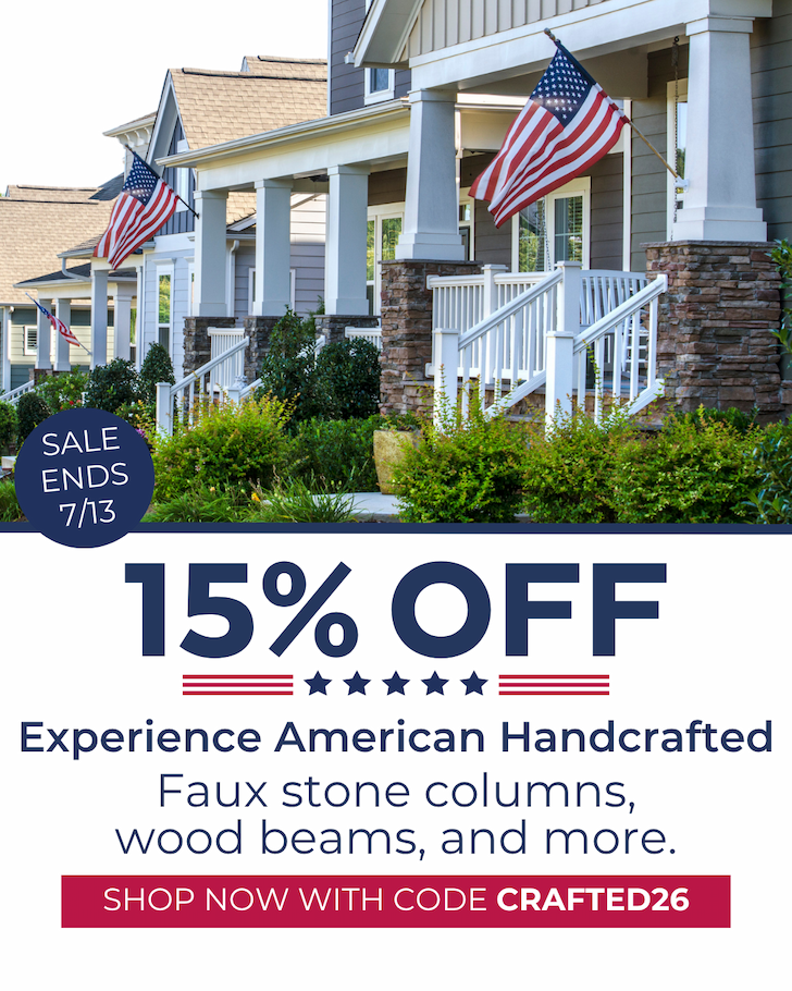 15% off at Barron Designs. Shop all wood beams, wall panels and more!