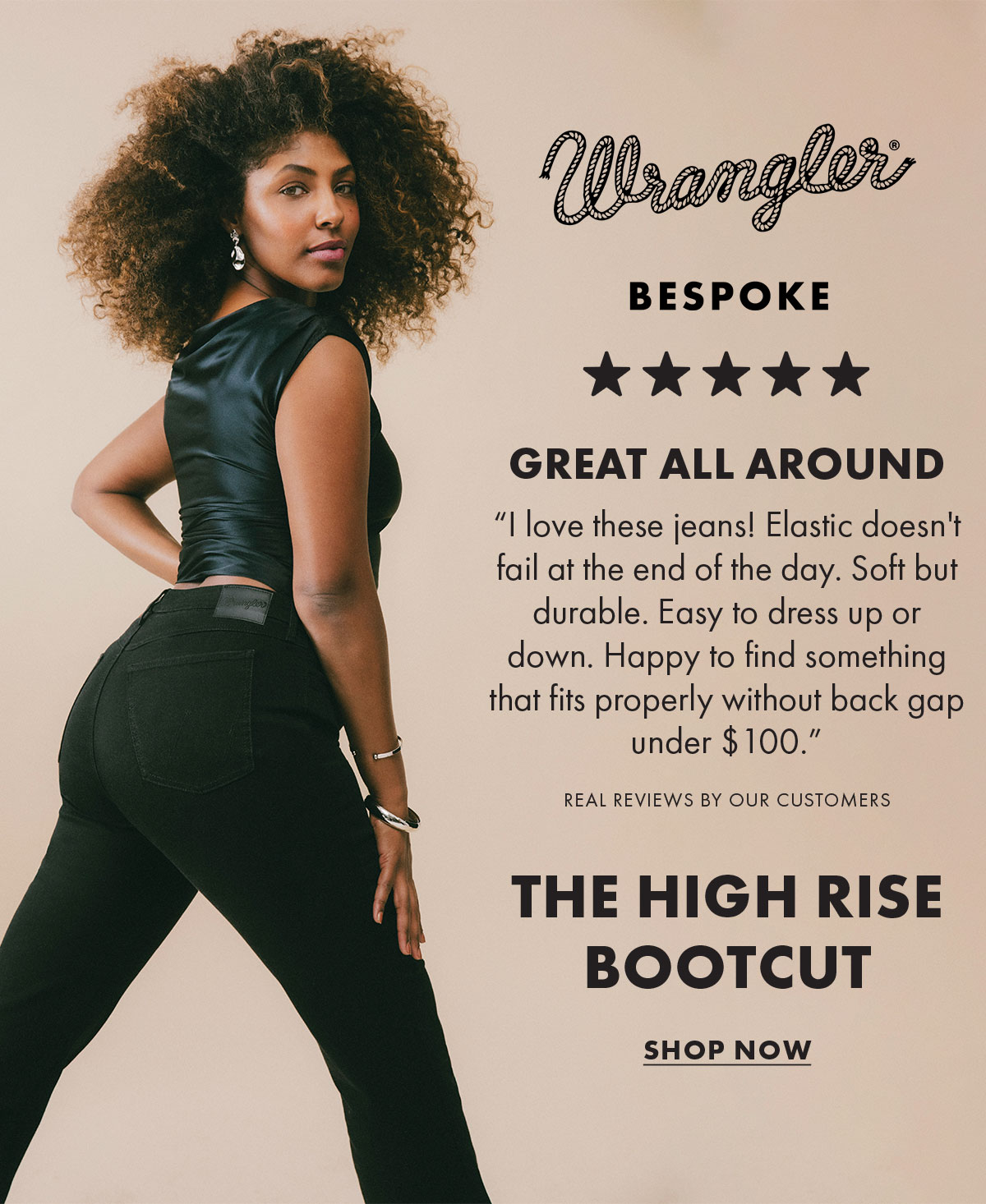 Wrangler Bespoke The High Rise Bootcut Shop Now