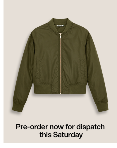 Eve Cropped Bomber Jacket