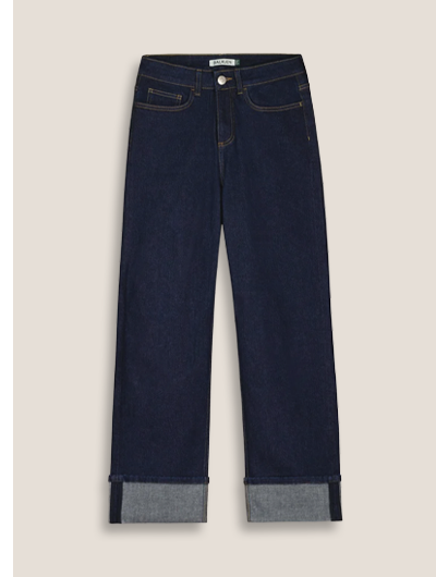 Helen Organic Cotton Stretch Turn Up Jeans