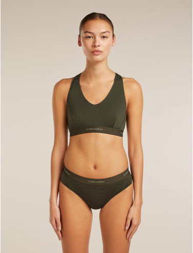 Women's Merino Blend 125 Cool-Lite™ Sprite Racerback Bra - Dark Loden / S